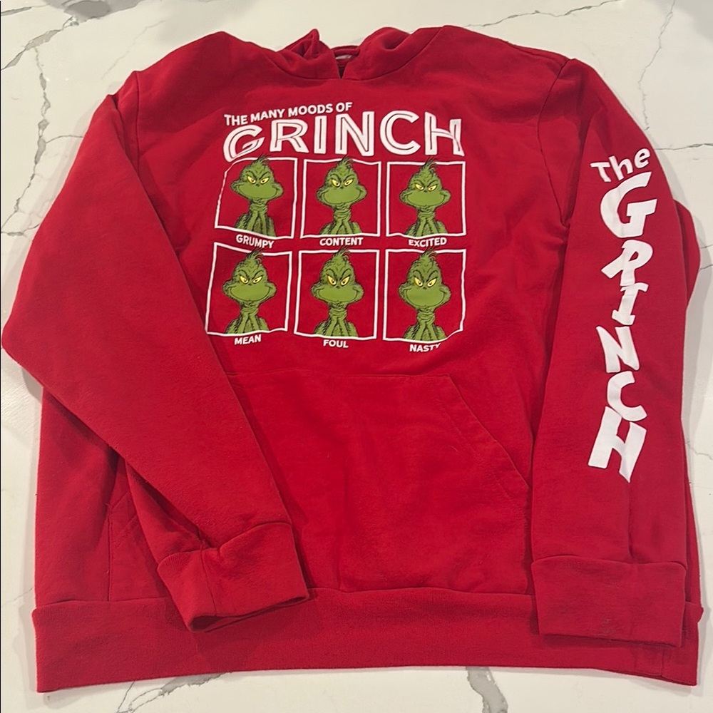 The Grinch Red Graphic Hoodie